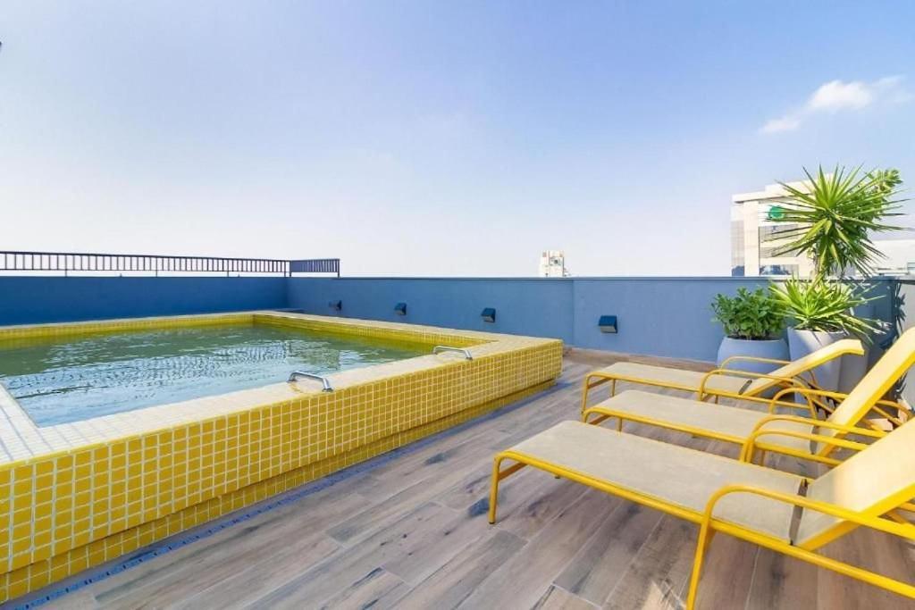 Oasis Urbano: Studio Deslumbrante Com Piscina Na Cobertura By Dabra House- Vn 03 Sao Paulo Dış mekan fotoğraf