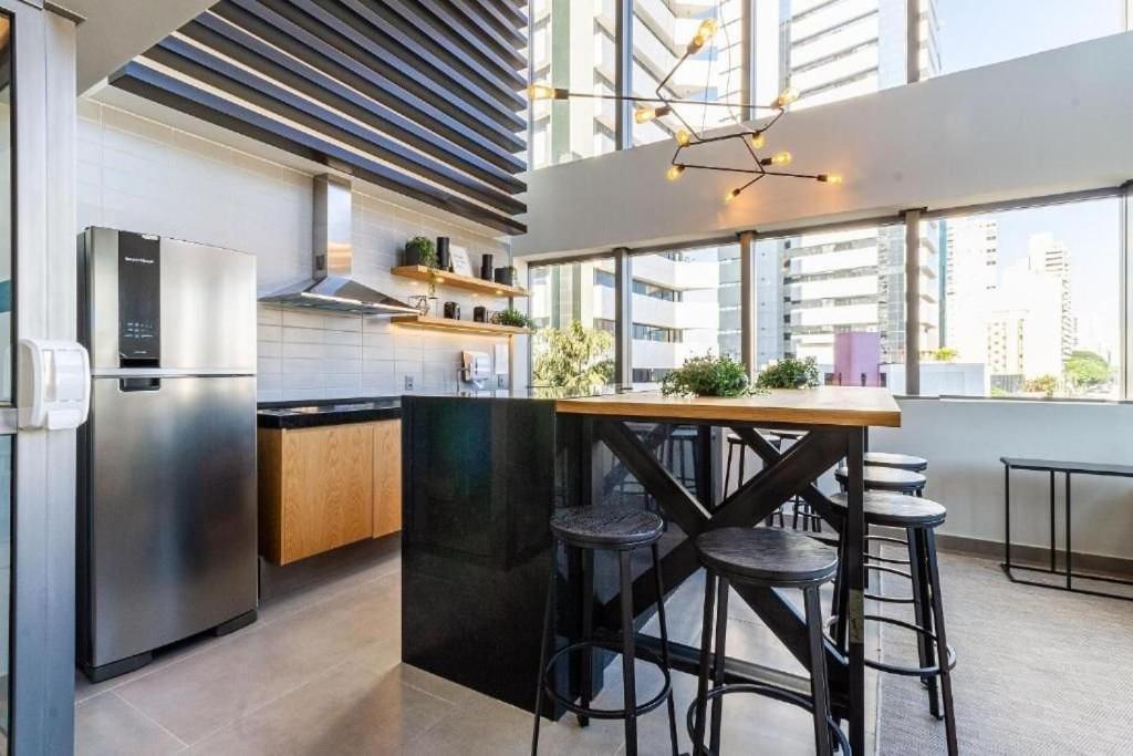 Oasis Urbano: Studio Deslumbrante Com Piscina Na Cobertura By Dabra House- Vn 03 Sao Paulo Dış mekan fotoğraf