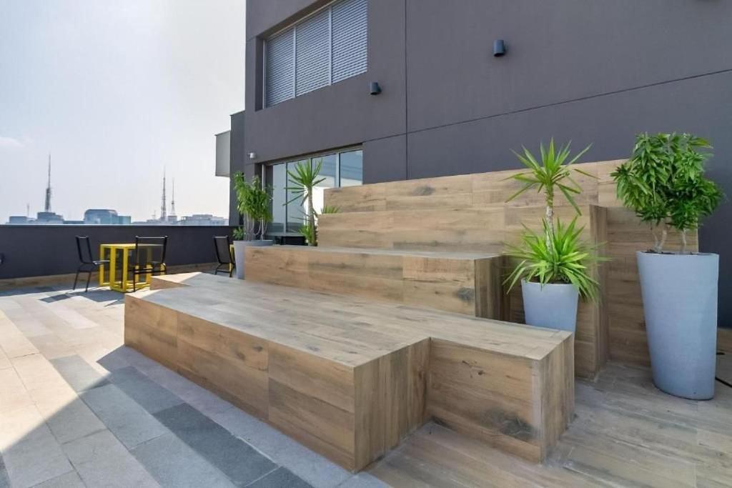 Oasis Urbano: Studio Deslumbrante Com Piscina Na Cobertura By Dabra House- Vn 03 Sao Paulo Dış mekan fotoğraf